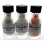 6 Glass Bottle Set of Magickal Salts